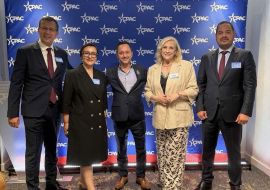 A DELEGATION OF THE MOVEMENT FOR RIGHTS AND FREEDOMS IS PARTICIPATING IN THE ANNUAL CPAC MEETING IN WASHINGTON