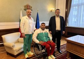 Delyan Peevski, MRF chairman congratulated the gold medalist of the Paralympic Games in Paris Ruzhdi Ruzhdi