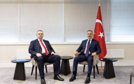 DPS Lideri Delyan Peevski, Türkiye Dışişleri Bakanı Hakan Fidan ile görüştü